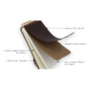 OLIVER - Vegan Leather Notepad