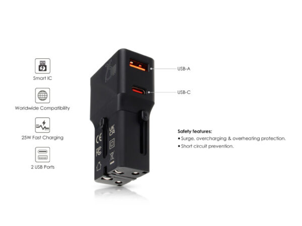 EZ470 RAPID - (QC + PD) Travel Charger