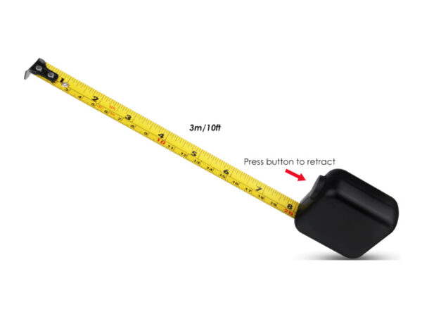 EZ489 MEASURA - Retractable Steel Measuring Tape