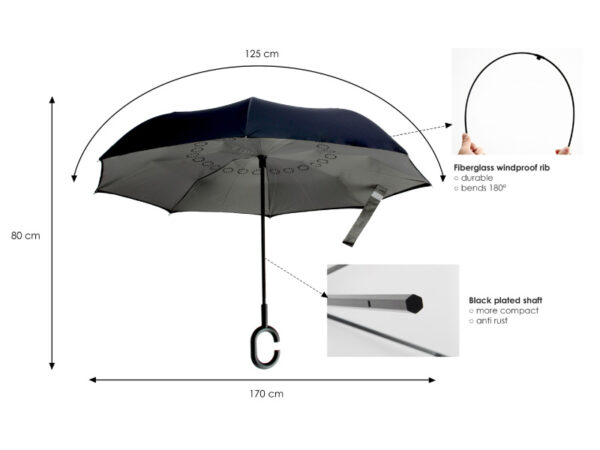 UM10 UMBRA - 24" Reversible Umbrella