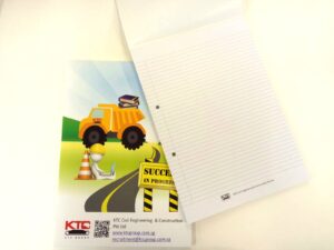 Customized foolscap lecture pad